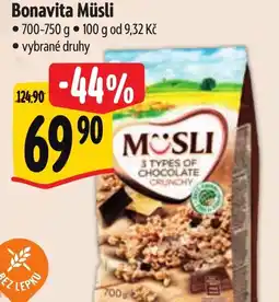 Albert Bonavita Müsli nabídka