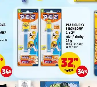 Penny Market Pez figurky s bonbóny nabídka