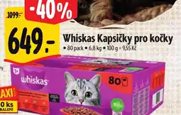 Albert Whiskas Kapsičky pro kočky nabídka