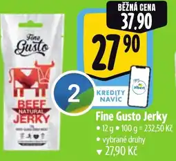 Albert Fine Gusto Jerky nabídka