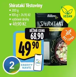 Albert Shirataki Těstoviny nabídka
