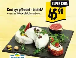Albert Kozí sýr přírodní - bloček nabídka