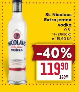 Billa St. Nicolaus Extra jemná vodka nabídka