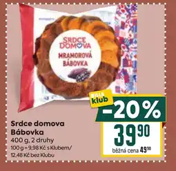 Billa Srdce domova Bábovka nabídka