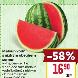 Billa Meloun vodní s nízkým obsahem semen nabídka