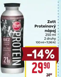 Billa Zott Proteinový nápoj nabídka