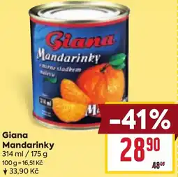Billa Giana Mandarinky nabídka