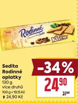 Billa Sedita Rodinné oplatky nabídka