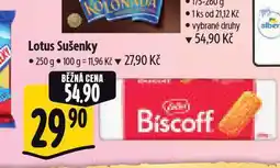 Albert Lotus sušenky nabídka