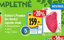 Albert Bio hovězí topside steak nabídka