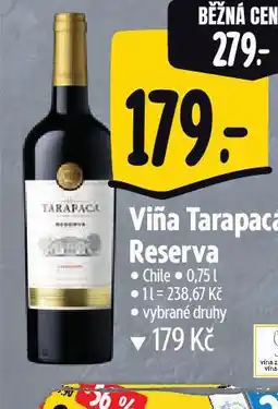 Albert Vina tarapacá reserva nabídka