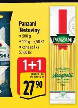 Albert Panzani těstoviny nabídka
