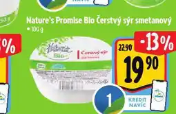 Albert Bio čerstvý sýr smetanový nabídka