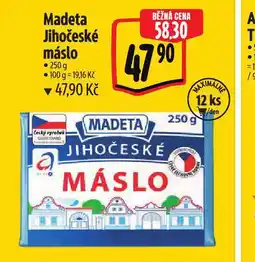 Albert Madeta jihočeské máslo nabídka