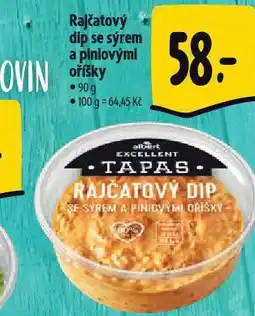 Albert Rajčatový dip se sýrem a piniovými oříšky nabídka