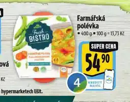 Albert Farmářská polévka nabídka