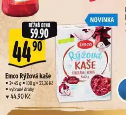 Albert Emco rýžová kaše nabídka