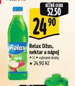 Albert Relax džus, nektar a nápoj nabídka