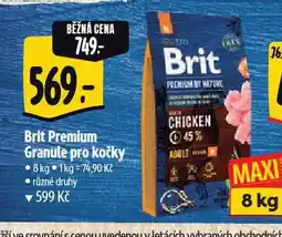 Albert Brit premium granule pro kočky nabídka