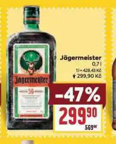 Billa Jägermeister nabídka