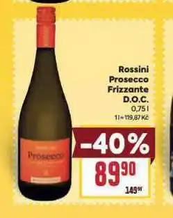 Billa Rossini prosecco frizzante d.o.c nabídka