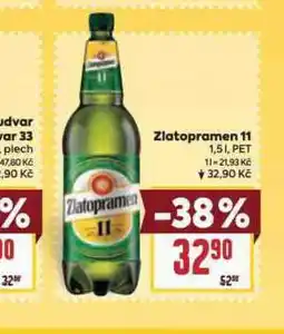Billa Pivo zlatopramen 11 nabídka