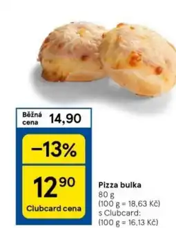 Tesco Pizza bulka nabídka