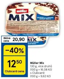 Tesco Müller Mix nabídka