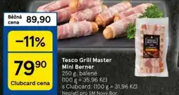 Tesco Tesco Grill Master Mini Berner nabídka