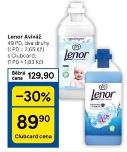 Tesco Lenor Aviváž nabídka
