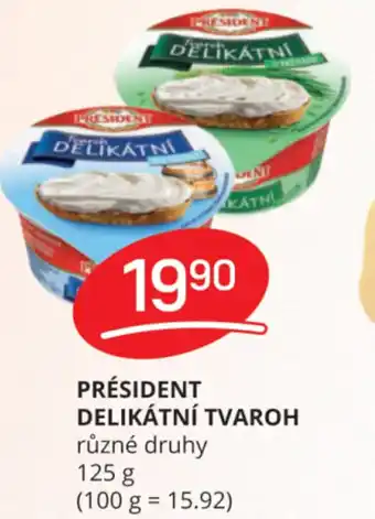 Flop PRÉSIDENT DELIKÁTNÍ TVAROH nabídka