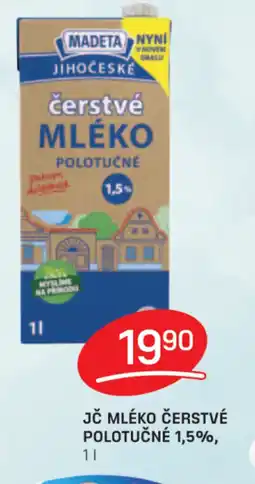Flop JČ MLÉKO ČERSTVÉ POLOTUČNÉ 1,5%, 1L nabídka
