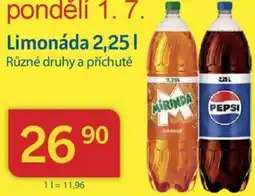 Kubík potraviny Limonáda 2,25L nabídka