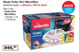 Ráj drogerie Vileda Turbo 3in1 Microfibre nabídka