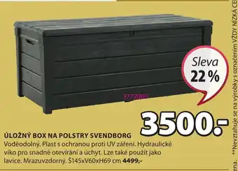 JYSK ÚLOŽNÝ BOX NA POLSTRY SVENDBORG nabídka