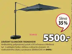 JYSK ZÁVĚSNÝ SLUNEČNÍK TRONDHEIM nabídka