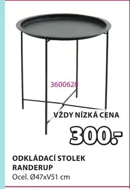 JYSK ODKLÁDACÍ STOLEK RANDERUP nabídka