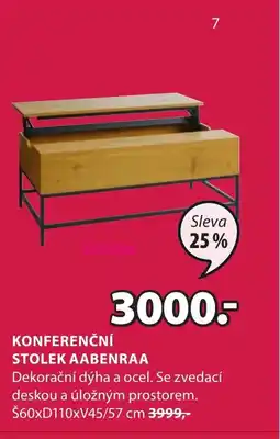 JYSK KONFERENČNÍ STOLEK AABENRAA nabídka