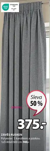 JYSK ZÁVĚS RUSKEN nabídka