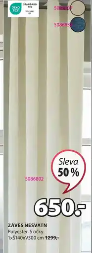 JYSK ZÁVĚS NESVATN nabídka