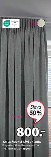 JYSK ZATEMŇOVACÍ ZÁVĚS ALDRA nabídka