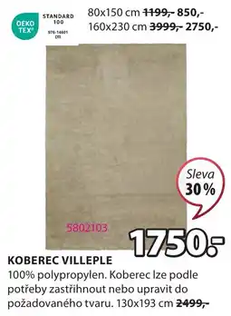 JYSK KOBEREC VILLEPLE nabídka