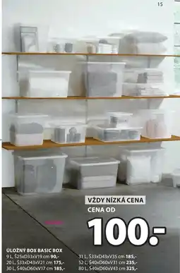 JYSK ÚLOŽNÝ BOX BASIC BOX nabídka