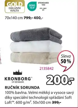 JYSK RUČNÍK SORUNDA nabídka