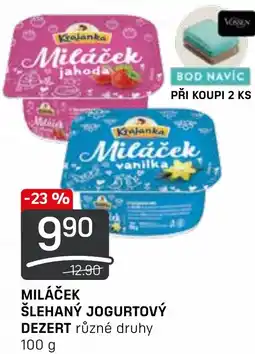 Flop MILÁČEK ŠLEHANÝ JOGURTOVÝ DEZERT nabídka