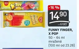 Flop FUNNY FINGER, X POP nabídka