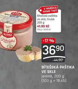 Flop BÍTEŠSKÁ PAŠTIKA VE SKLE nabídka