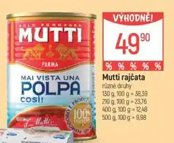 Globus Mutti rajčata nabídka