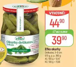Globus Efko okurky nabídka