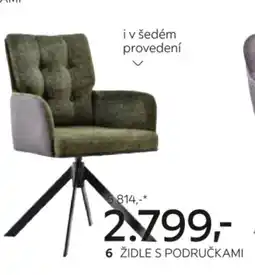 Kika Nábytek ŽIDLE S PODRUČKAMI nabídka